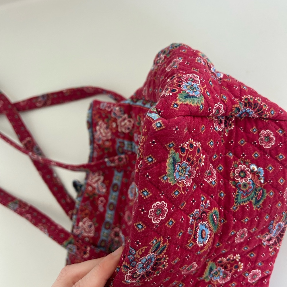 Vera Bradley Provincial Red Hoosier 1986 bag - Picture 6 of 16